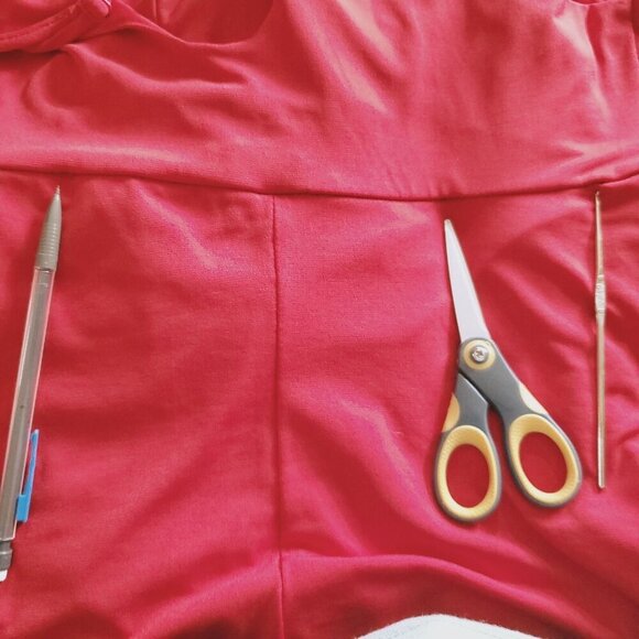 City Studio Sleeveless Bodycon Dress Sz 11 Red Ruched Side Slit Party Club - Picture 8 of 11